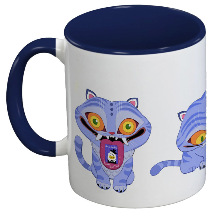 K-POP Demon Hunters Derpy Blue Coloured Inner Mug