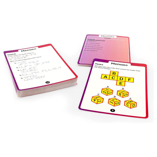 Mensa Brain Teasers Card Game