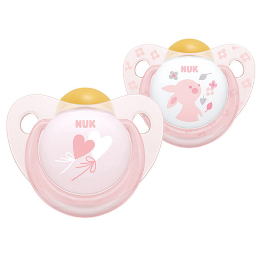 NUK R&B Latex Soother Rose Size 2 (Pack of 2)