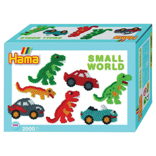 Hama Beads Dinosaur & Car Small World Set