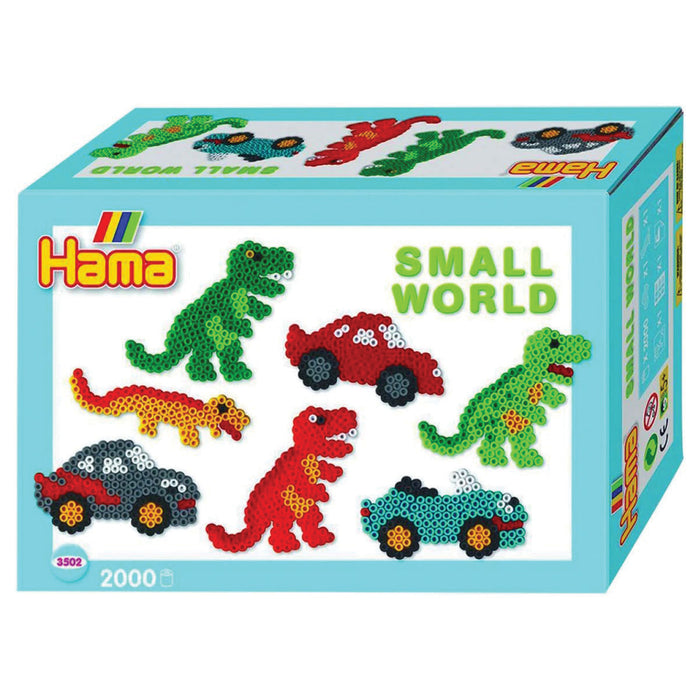 Hama Beads Dinosaur & Car Small World Set