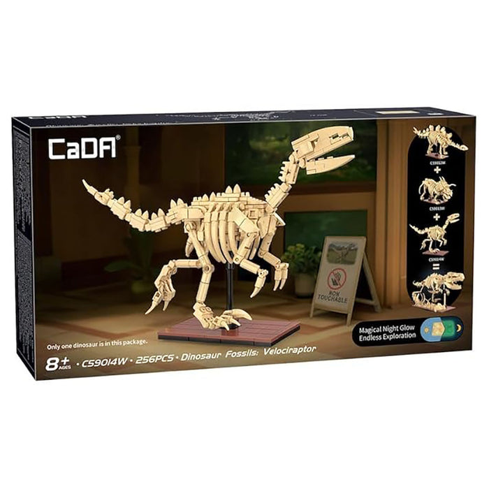 CaDA Dinosaur Fossils: Velociraptor Building Set