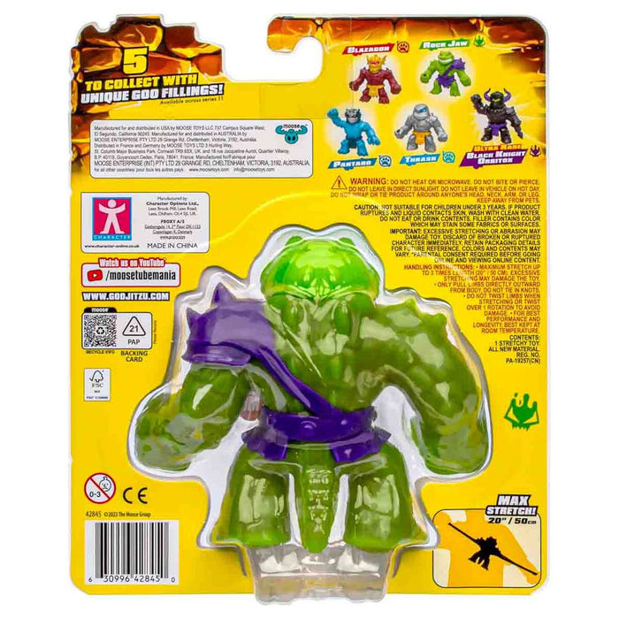 Heroes of Goo Jit Zu Stretch Strikers Rock Jaw Stretch Figure