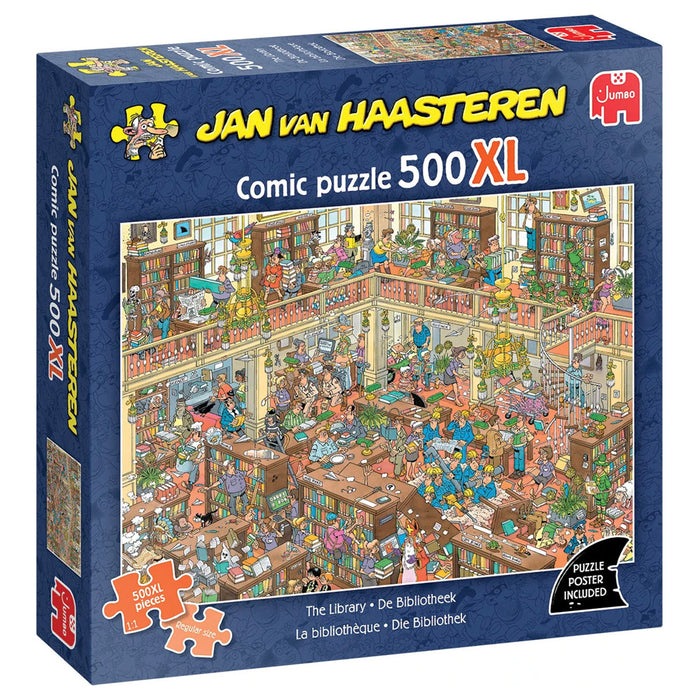 Jan van Haasteren The Library 500 XL Piece Jigsaw Puzzle
