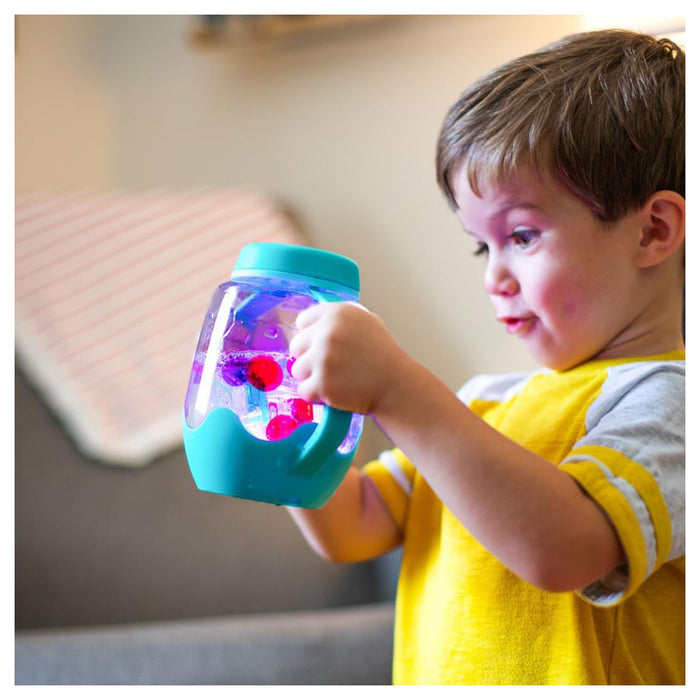 Glo Pals Sensory Play Jar Blue