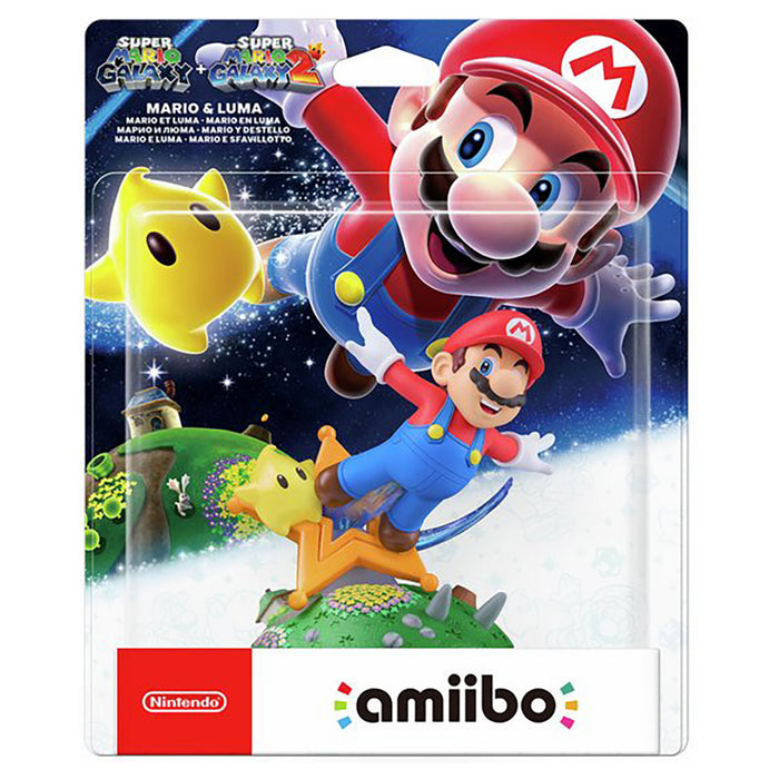Nintendo Super Mario Galaxy Mario & Luma Amiibo Figure