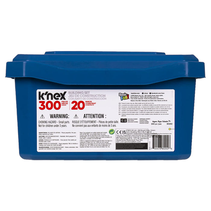 K’nex Building Fun 20 Model Building Set Tub