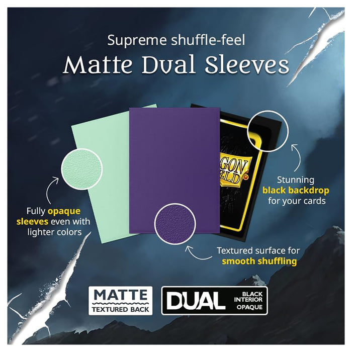 Dragon Shield Truth Matte Dual Sleeves Standard Size (100 Pack)