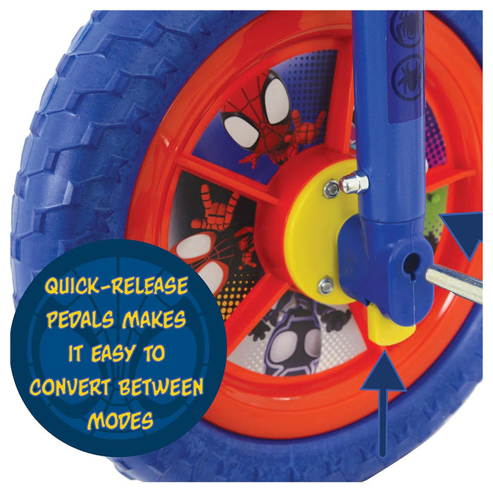 Marvel Spidey & his Amazing Friends 2-in-1 10" Training Bike