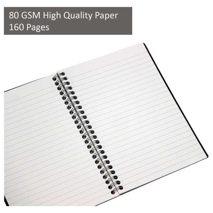 Pukka Pad A5 Black Poly Jotta 160 Pages