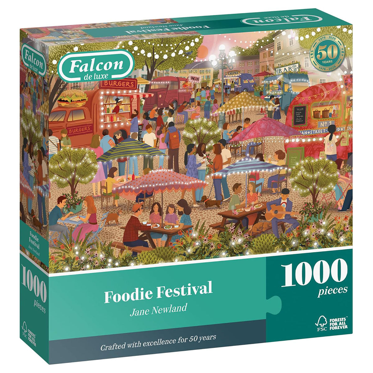 Falcon de luxe Foodie Festival 1000 Piece Jigsaw Puzzle — Booghe