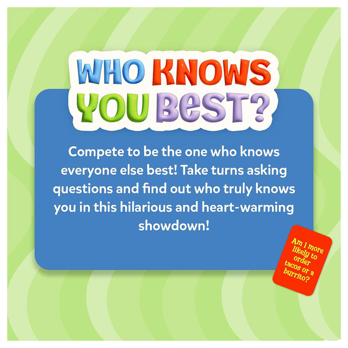 Who Knows You Best? Party Game
