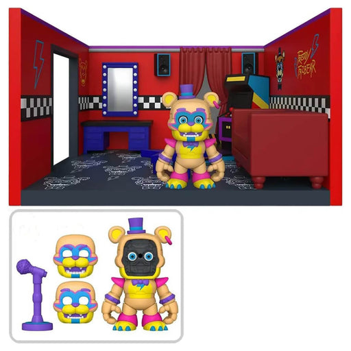 Funko Snaps: Five Nights at Freddy's: Glamrock Freddy with Dressing Room Playset