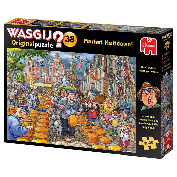 Wasgij? Original 38 Market Meltdown! 1000 Piece Jigsaw Puzzle