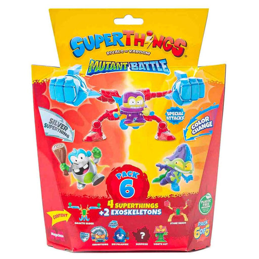 SuperThings Rivals of Kaboom Mutant Battle Figures 6 Pack (6/6)