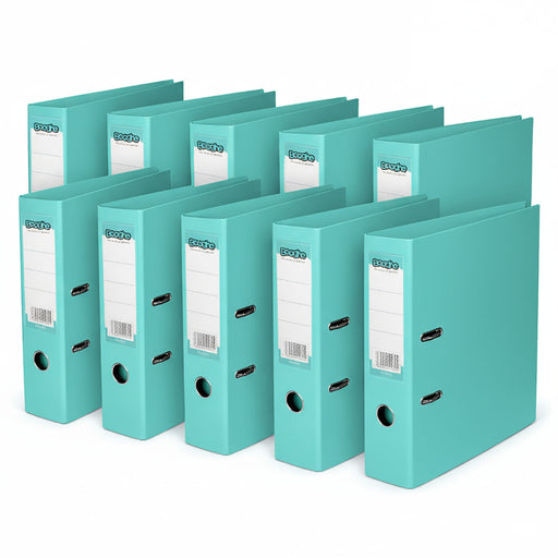 Lever Arch A4 File Aquamarine 10 Pack 