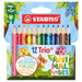 STABILO 12 Trio Animal Vibes Triangular Coloured Pencils