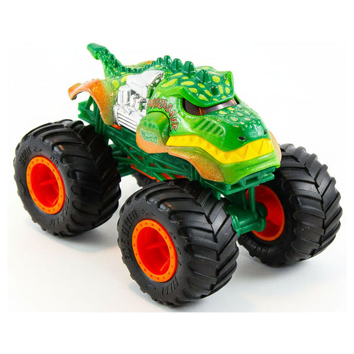 Hot Wheels Monster Trucks Shark vs Dino Rageasaur 