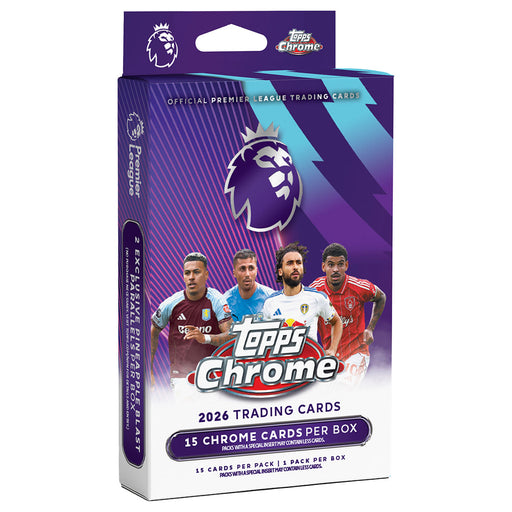 Topps Chrome 2026 Premier League Trrading Cards Hanger Pack