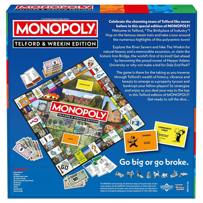 Monopoly Board Game Telford & Wrekin Edition