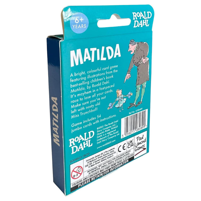 Roald Dahl Matilda Dodge the Trunchball Card Game