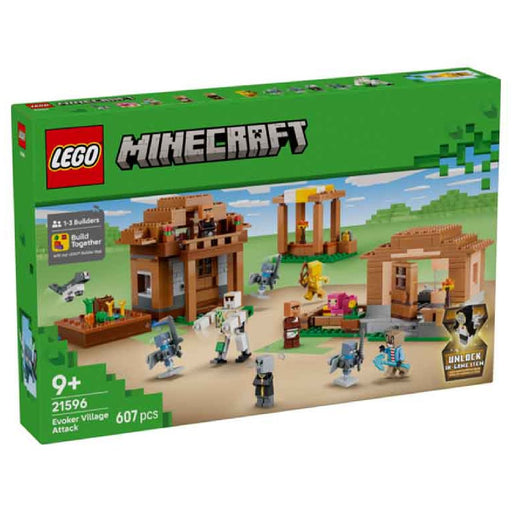 LEGO Minecraft Evoker Village Attack Building Set