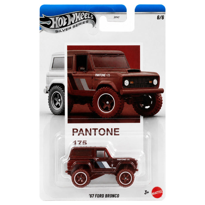 Hot Wheels Silver Series Pantone 175 Ford Bronco Car 6/6