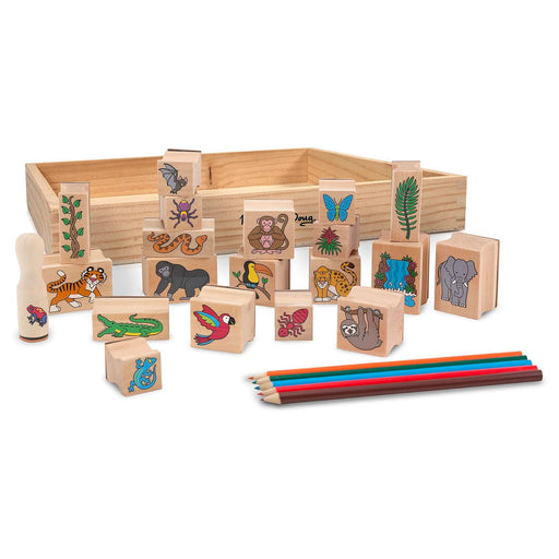 Melissa & Doug Stamp-a-Scene: Rain Forest Set