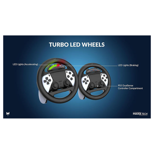 Maxx Tech Turbo Boost Racing Kit for PS5