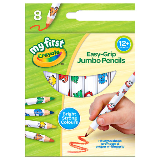 Crayola My First Easy-Grip Jumbo Pencils (8 Pack)