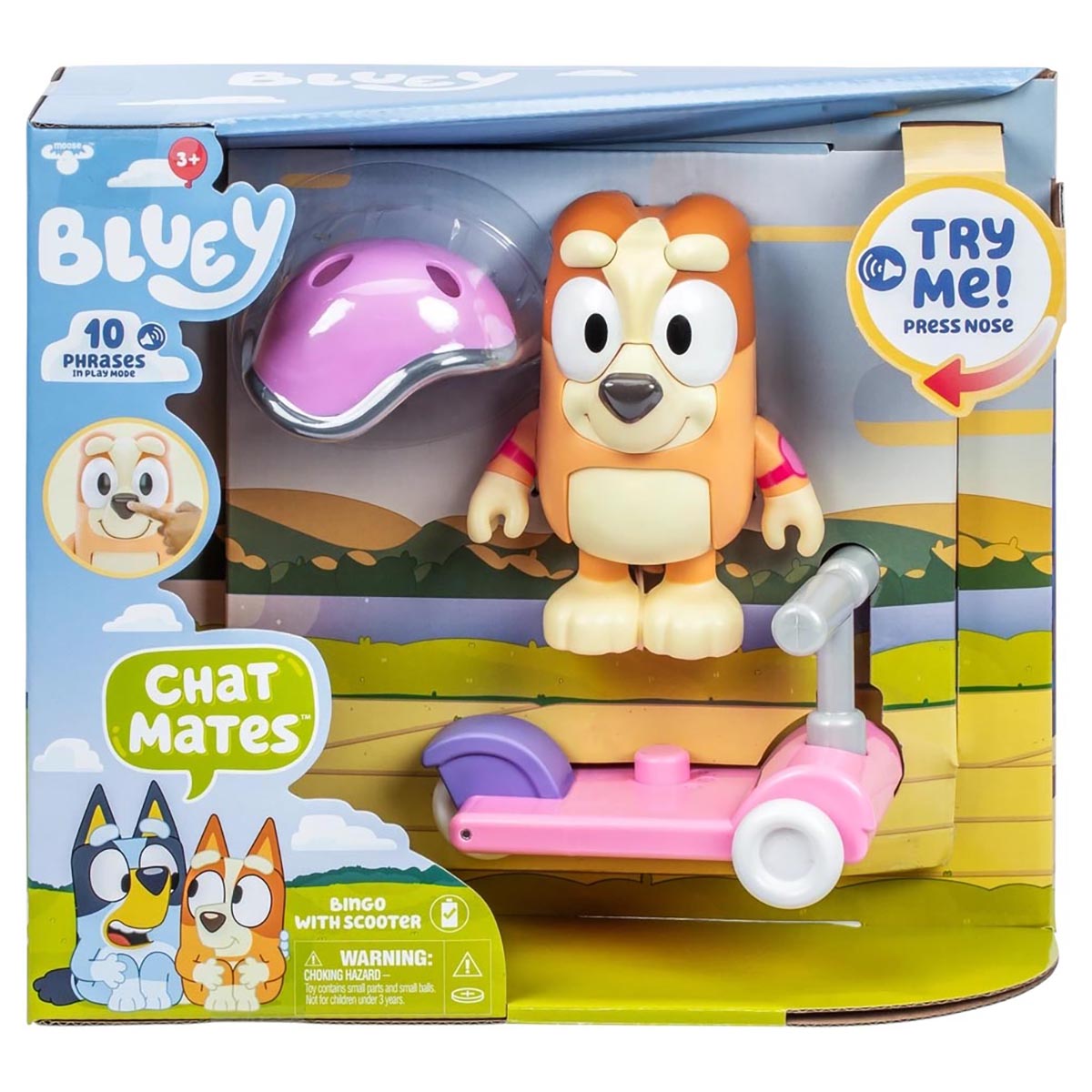 Bluey Chat Mates Bingo with Scooter Playset — Booghe