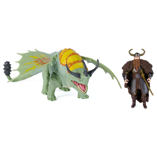 How to Train Your Dragon Trial of Flame Rumblehorn & Stoik Figures