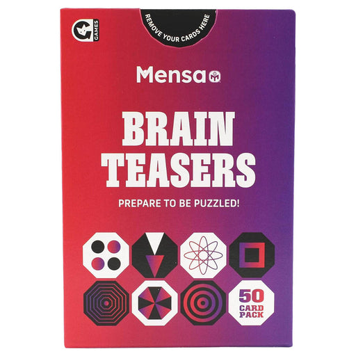 Mensa Brain Teasers Card Game