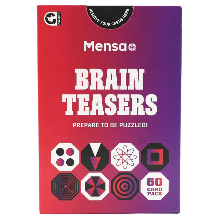 Mensa Brain Teasers Card Game