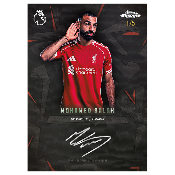 Topps Chrome 2026 Premier League Trading Cards Value Box