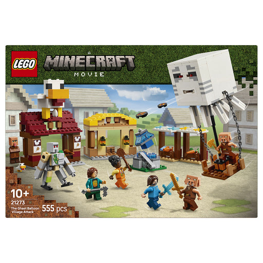 LEGO Minecraft The Ghast Balloon Village Attack Building Set
