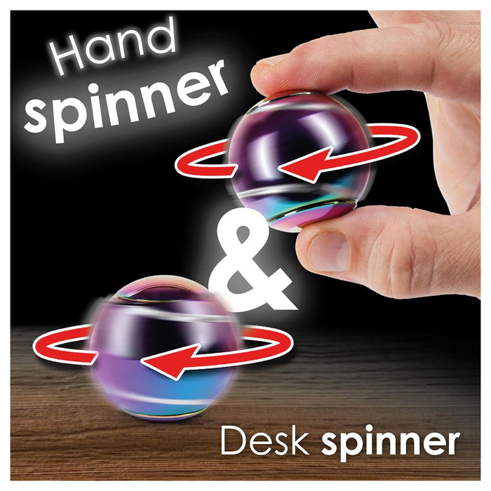 Bopster Spin Ball Spinner Blue Fidget Toy