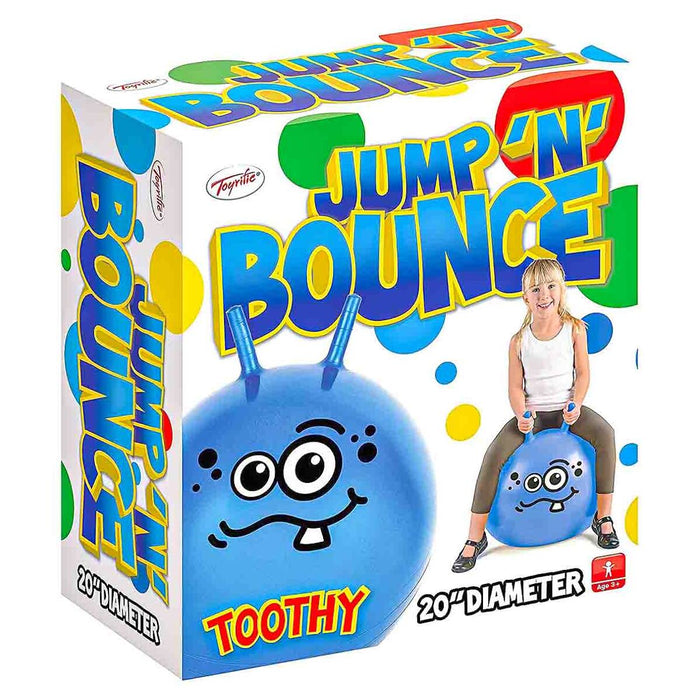 Toyrific Jump ‘N’ Bounce Hopper Ball Toothy