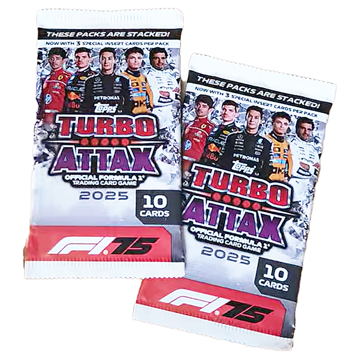 thumbnail image 2 of Topps F1 Turbo Attax 2025 Display Box – UK Edition (24 Packets) – Factory Sealed 2 of 2