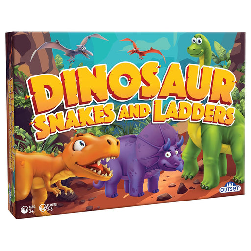 Dinosaur Snakes and Ladders Board Game