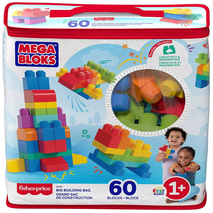 Mega Bloks First Builders: Big Building Bag (60 Blocks)