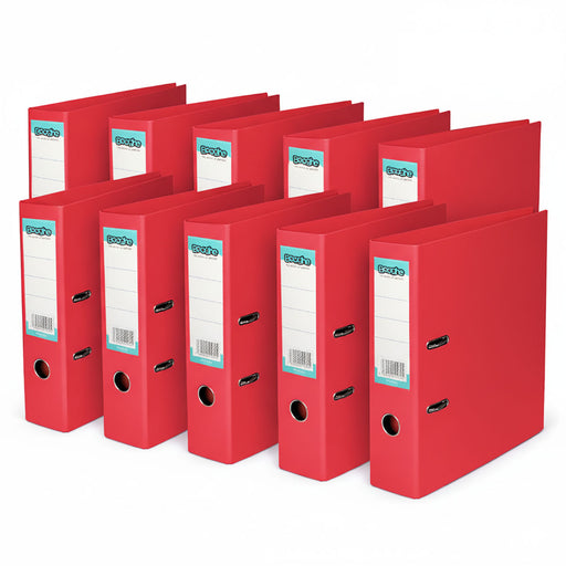Lever Arch A4 File Red 10 Pack