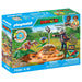 Playmobil Dinos: Stegosaurus Nest with Egg Thief Playset