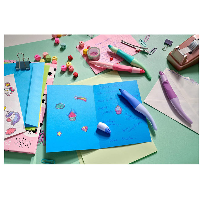 STABILO EASYoriginal Refillable Handwriting Rollerball Pink Blush Right-Handed Pen