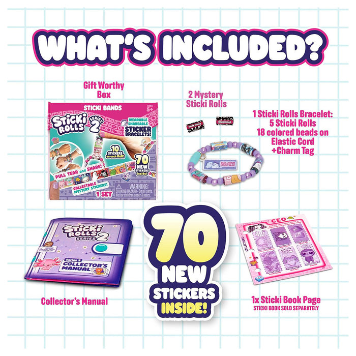 Sticki Rolls Sticki Bracelets Set Series 2