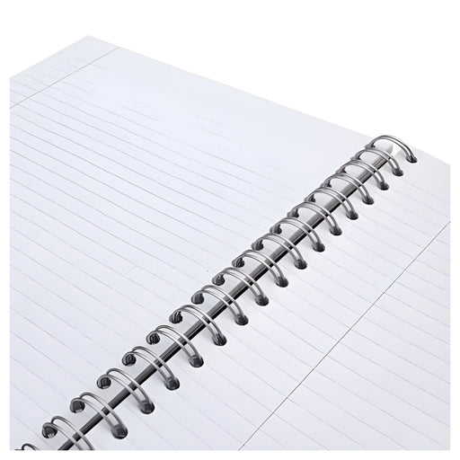 Pukka Pad A4 Wiro Feint Ruled Black Notebook 160 pages