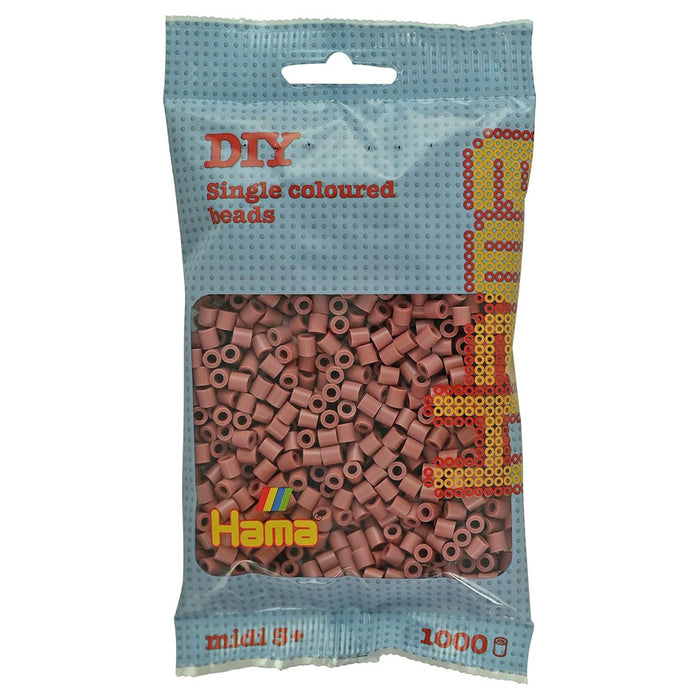 Hama Dark Blush Midi Beads (1000 Pack)