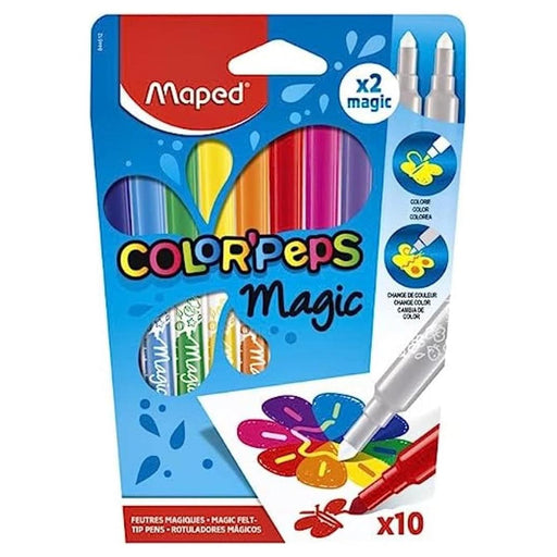 Maped Color'Peps Magic Felt-Tip Pens (10 Pack)