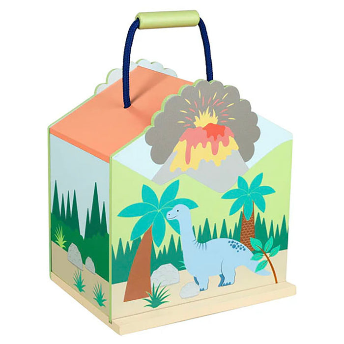 Orange Tree Toys Wooden Dinosaur Play Set