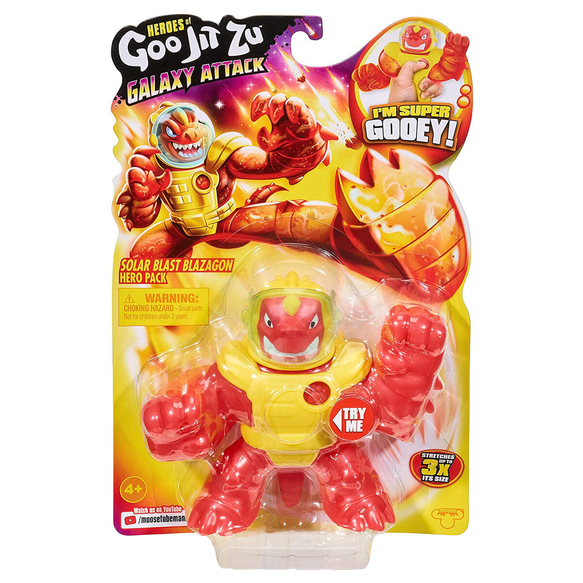 Heroes of Goo Jit Zu Galaxy Attack Solar Blast Blazagon Stretch